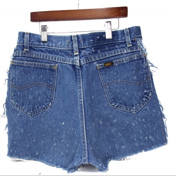 LF Furst of a Kind Distressed Mom Jean Shorts 27 - Picture 8 of 11